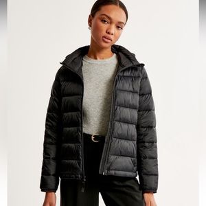 A&F Black Puffer Jacket.